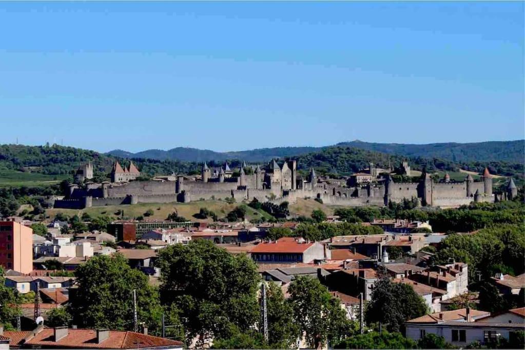 Studio Avec Parking Vue Sur La Cite De Carcassone Exterior photo