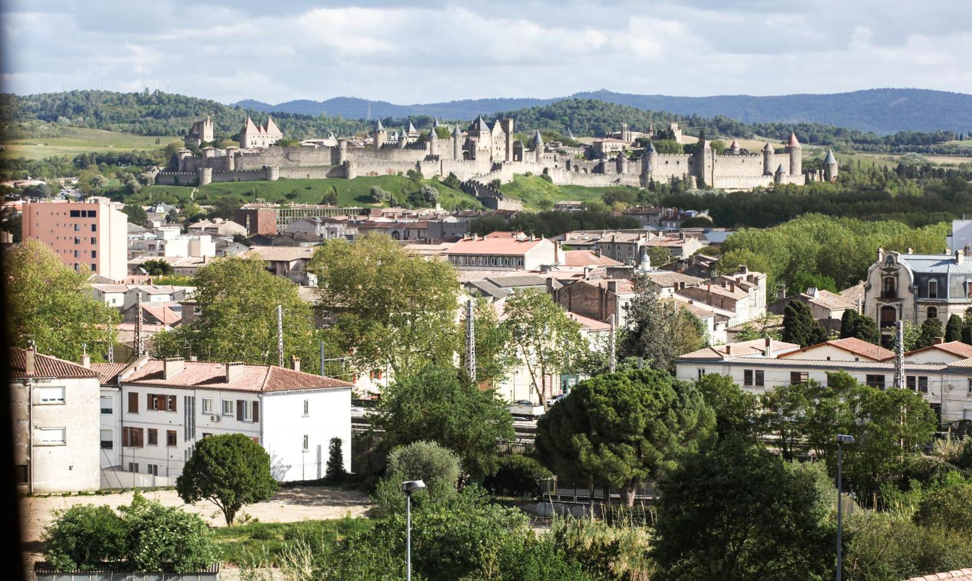 Studio Avec Parking Vue Sur La Cite De Carcassone Exterior photo