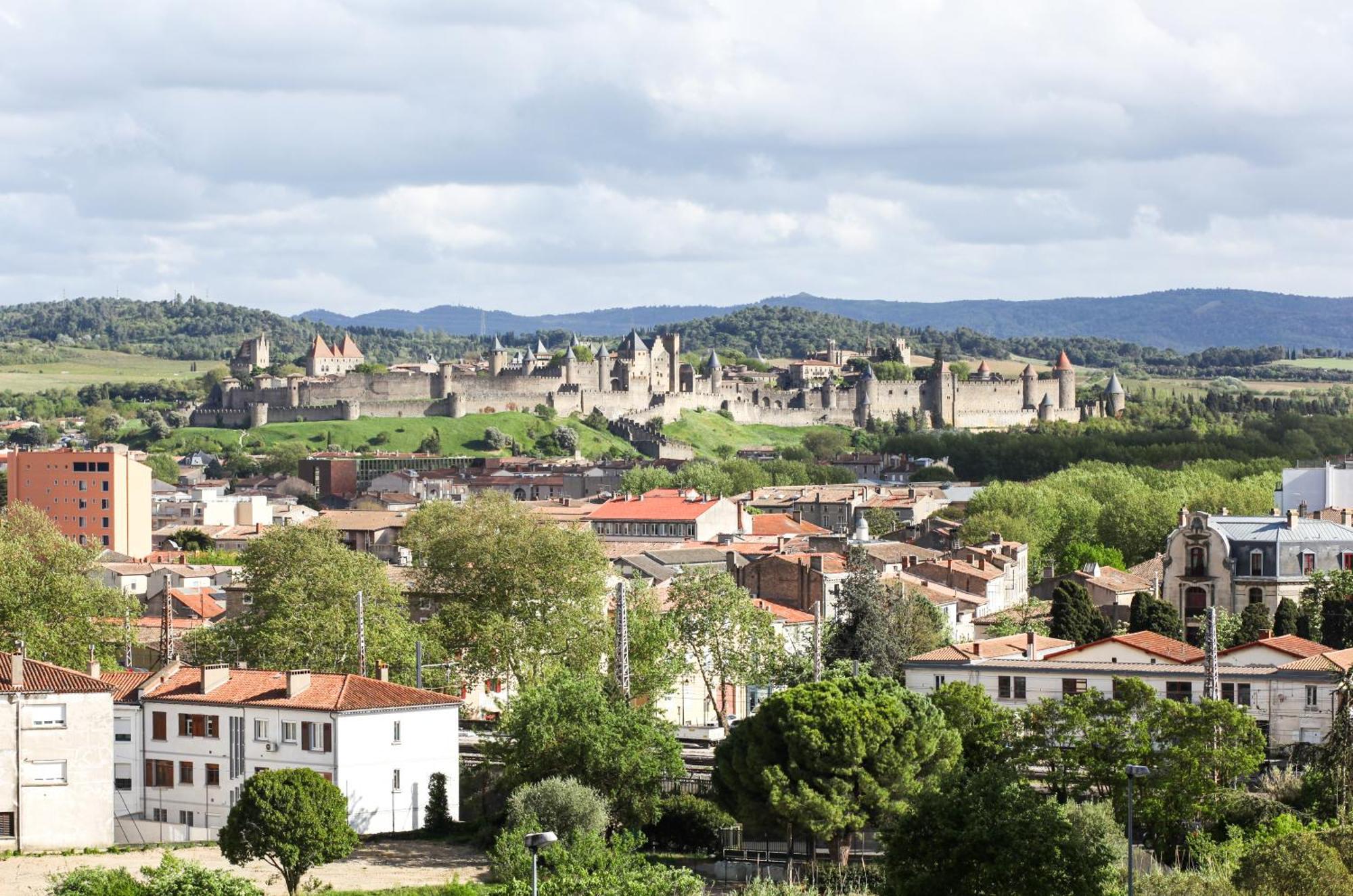 Studio Avec Parking Vue Sur La Cite De Carcassone Exterior photo